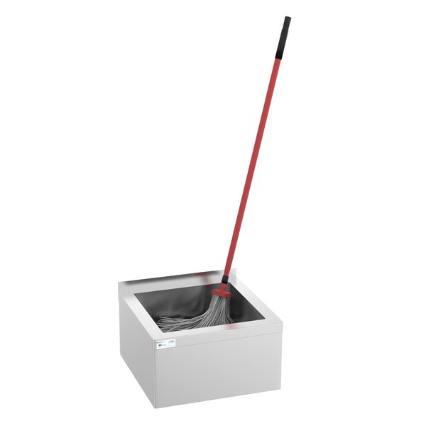 Koolmore Commercial Floor Mop Sink with Deep Basin, 19” x 22” x 12”, 18-Gauge 304 Stainless Steel Frame MPS-1922123